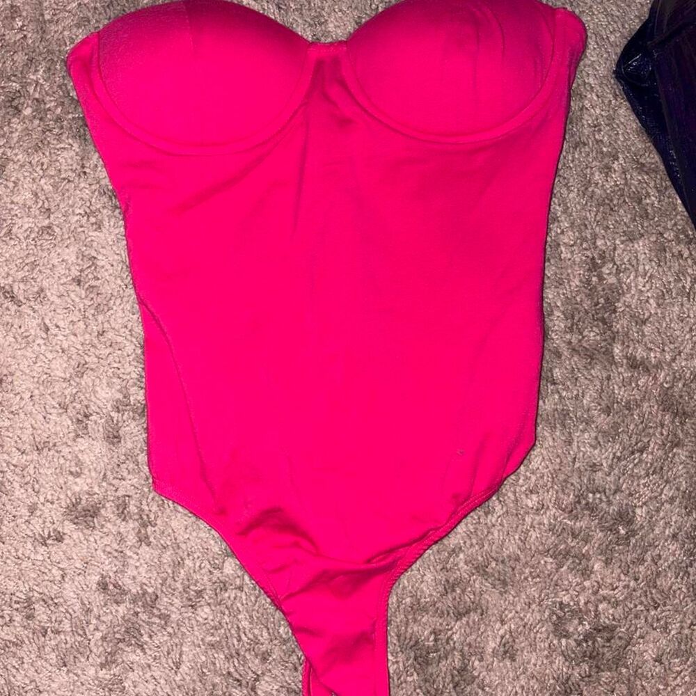 Superdown Women's Pink Bodysuit